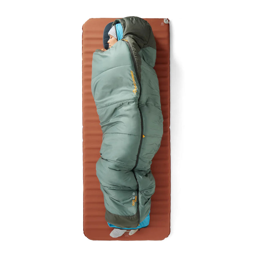 Sea to Summit Pursuit Self-Inflating Sleeping Pad Outdoor Action Bombay Brown- Product In Use