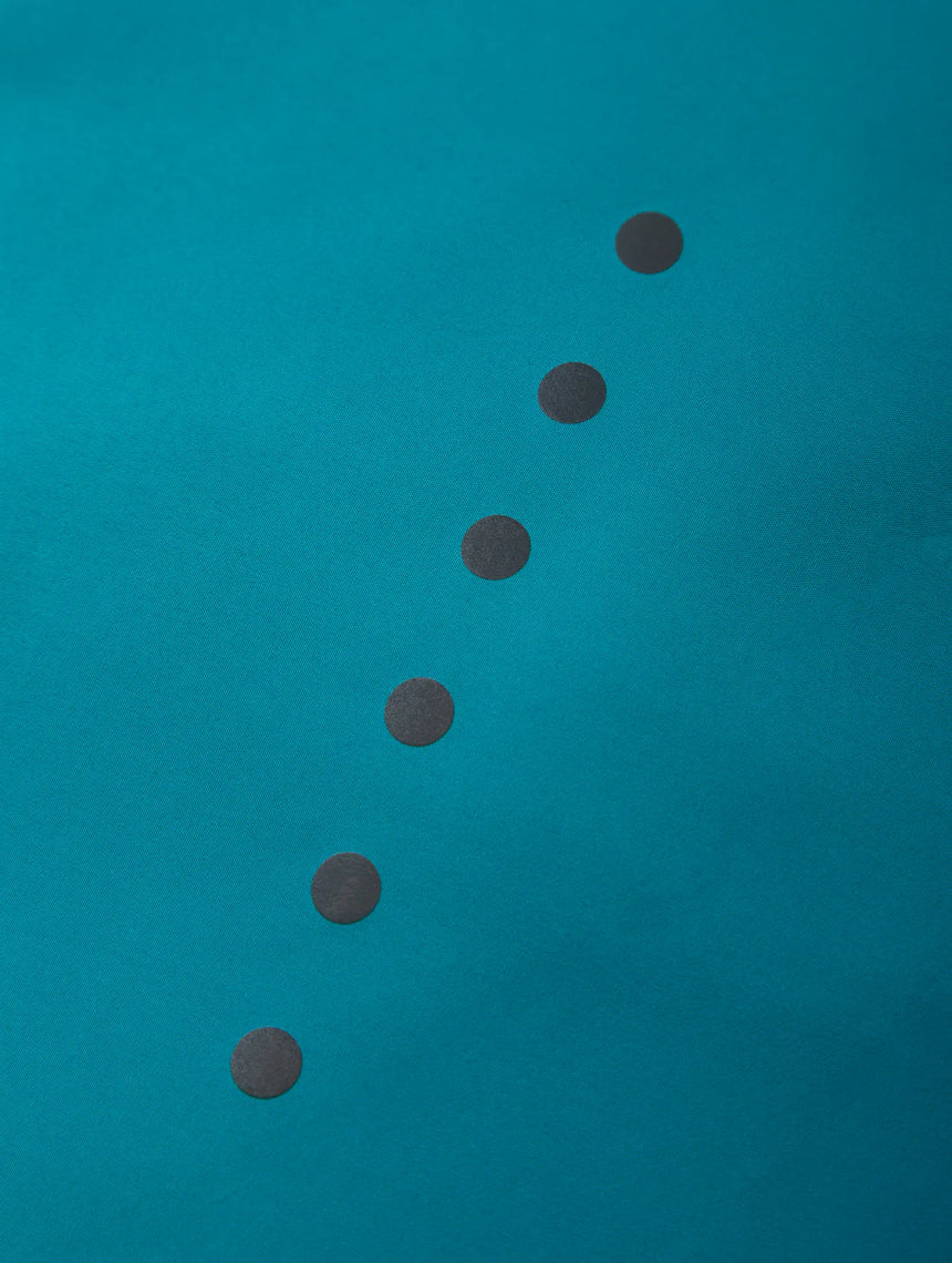 Ronhill Women's Core Jacket Outdoor Action Azure/Bright White- Reflective Print