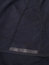 Ronhill Women's Tech 4.5" Twin Short Outdoor Action All Black- Reflective Strip