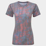 Ronhill Women's Tech Golden Hour S/S Tee Outdoor Action Multi Daydream- Front