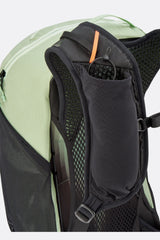 Rab Airox 18L Day Pack in Fig Green/Black - Side Pocket Detail