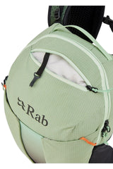 Rab Airox 18L Day Pack in Fig Green/Black - Top Pocket Detail