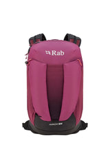 Rab Airox 18L Day Pack in Mulberry - Back System Detail