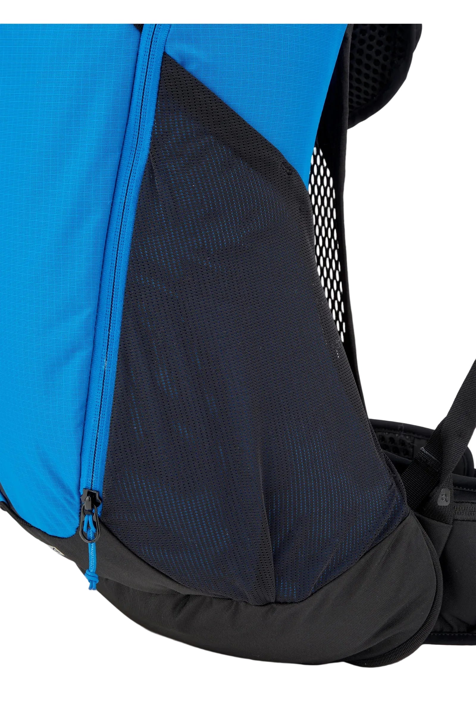Rab Airox 24L Day Pack in Maya Blue/Black - Hip Fin Detail
