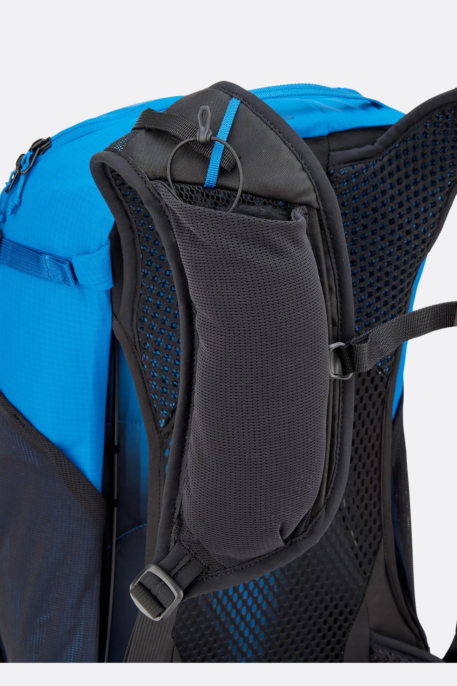 Rab Airox 24L Day Pack in Maya Blue/Black - Suspended Mesh Back Detail