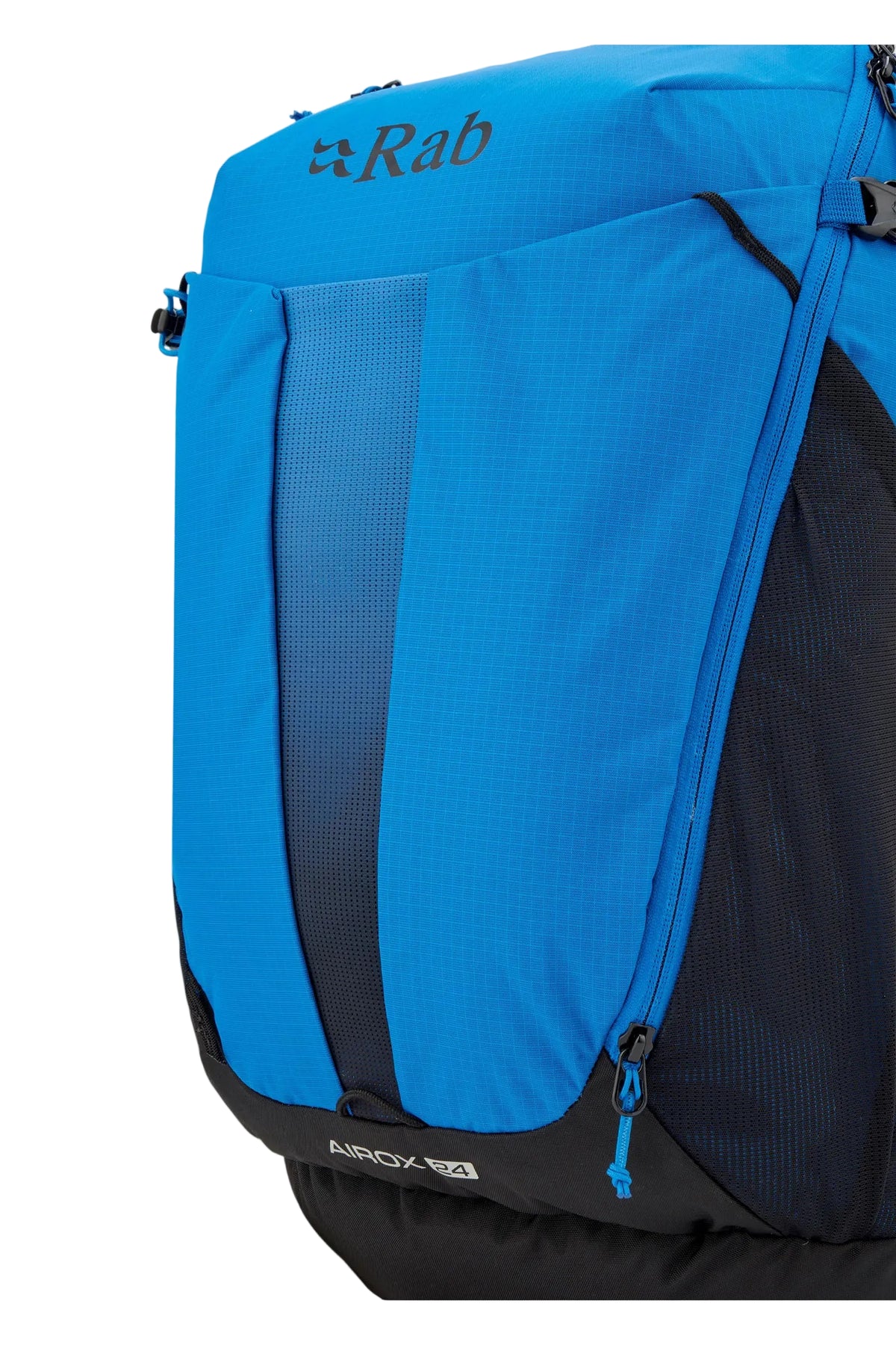 Rab Airox 24L Day Pack in Maya Blue/Black - Side View