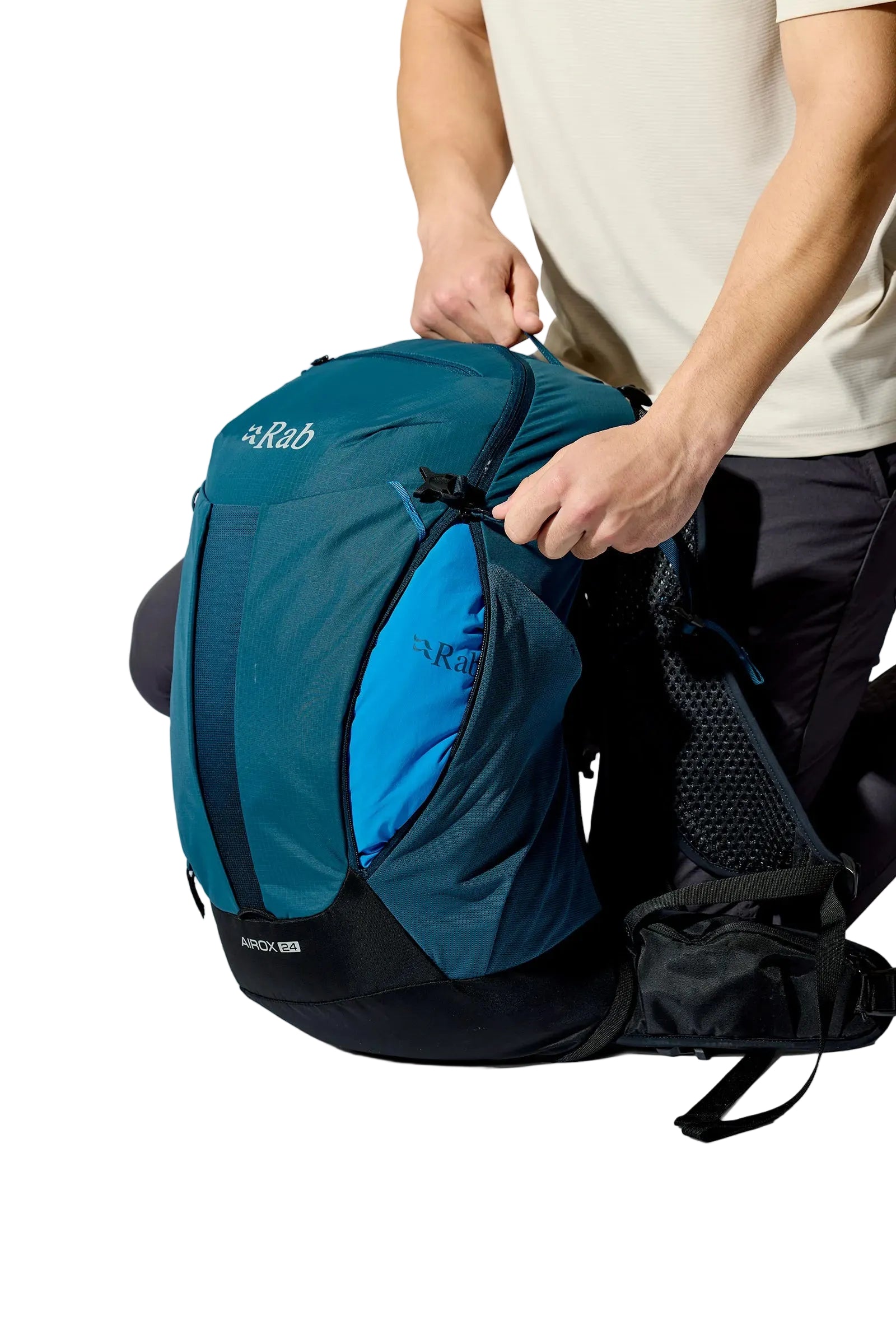 Rab Airox 24L Day Pack in Tempest Blue - Front View Alt