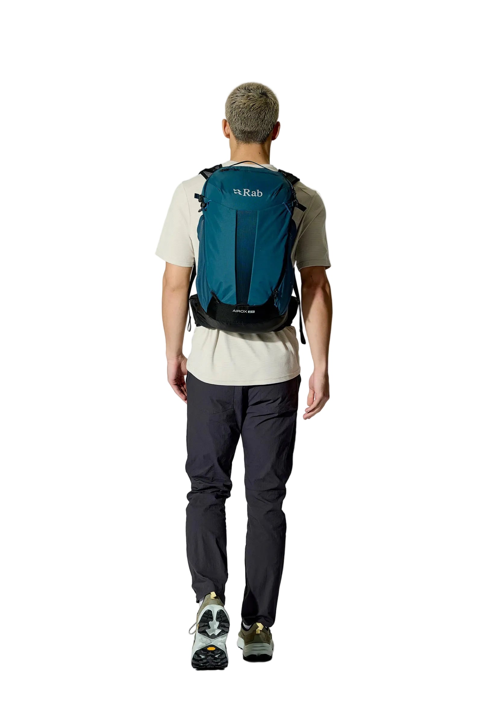 Rab Airox 24L Day Pack in Tempest Blue - Hipbelt Pocket Detail