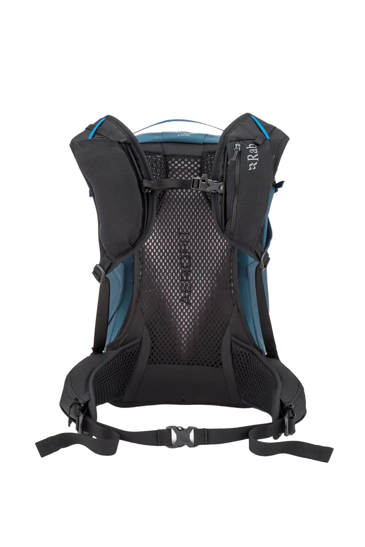 Rab Airox 24L Day Pack in Tempest Blue - Logo Detail
