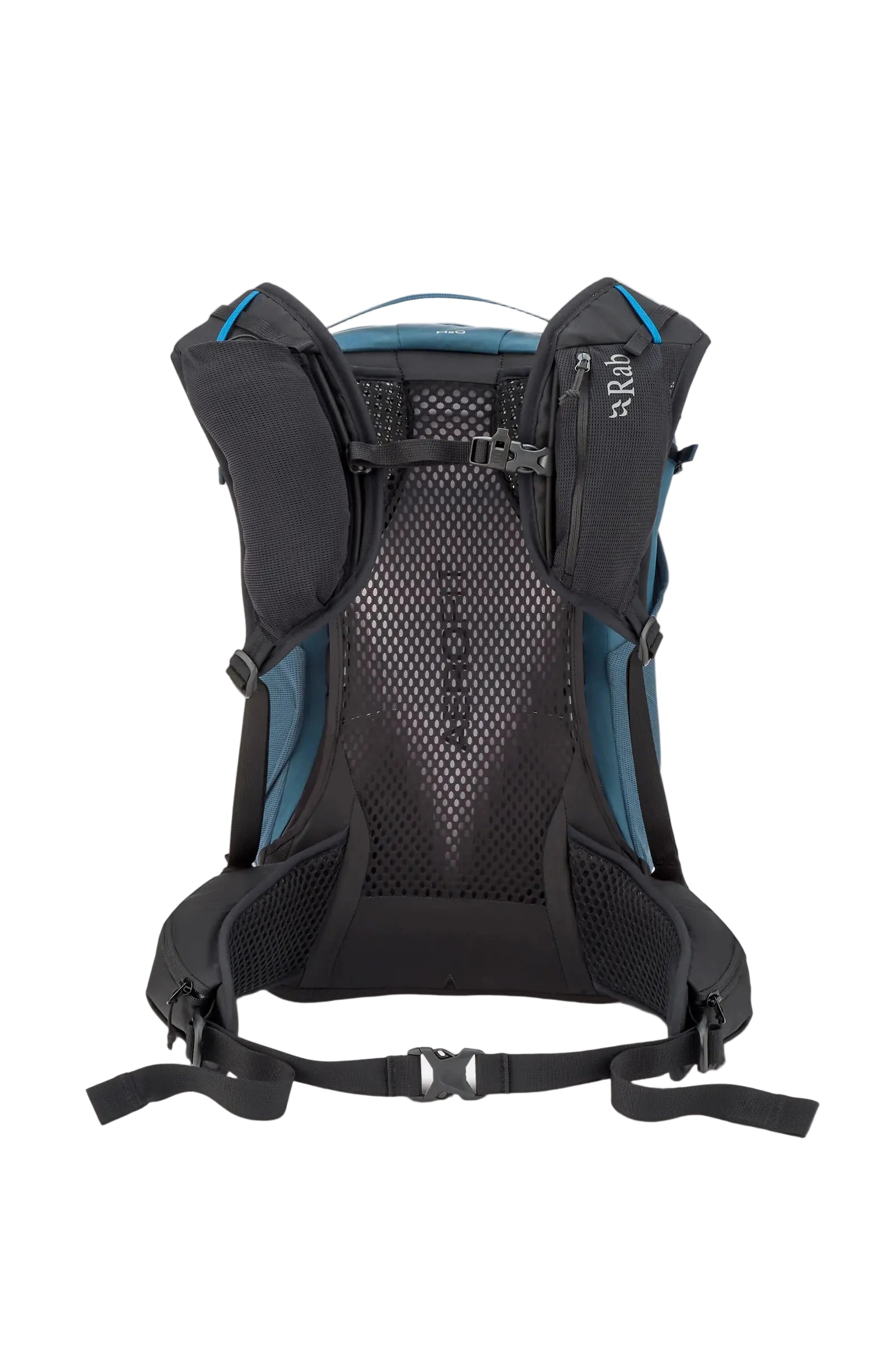 Rab Airox 24L Day Pack in Tempest Blue - Logo Detail