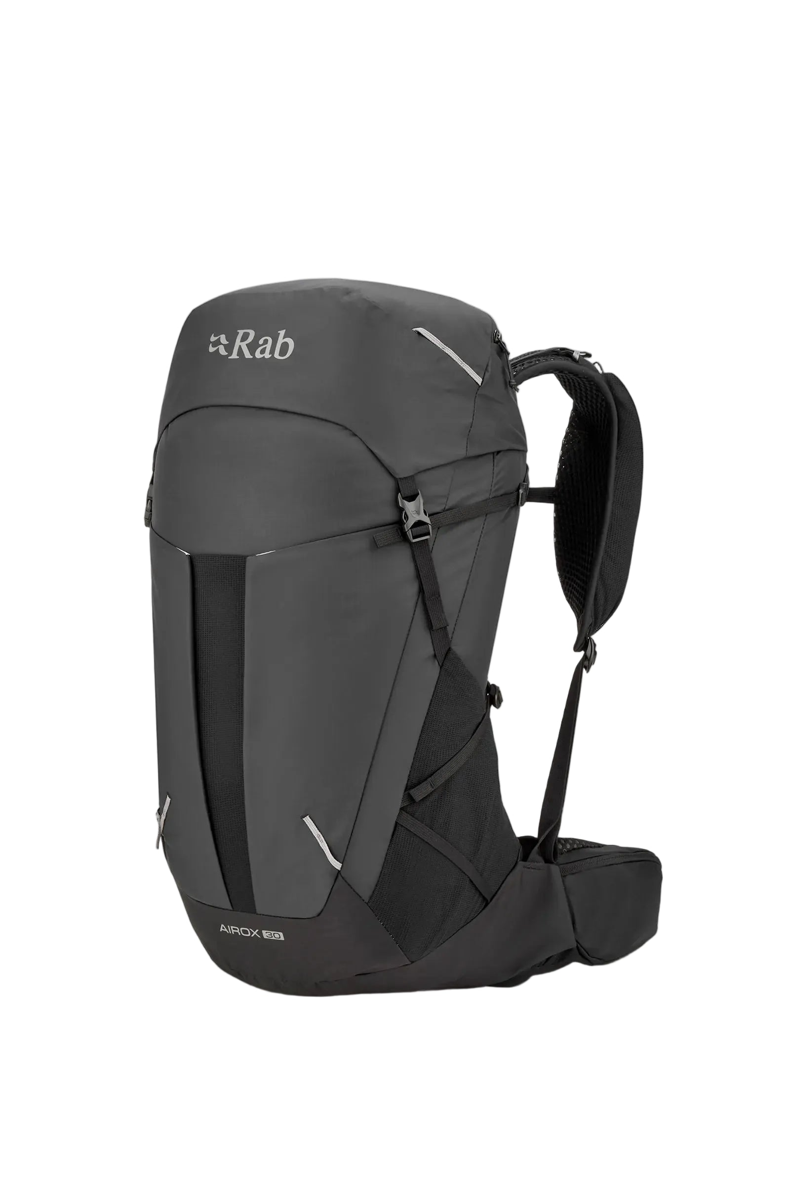 Rab Airox 30 Day Pack in Black - Front View On Model