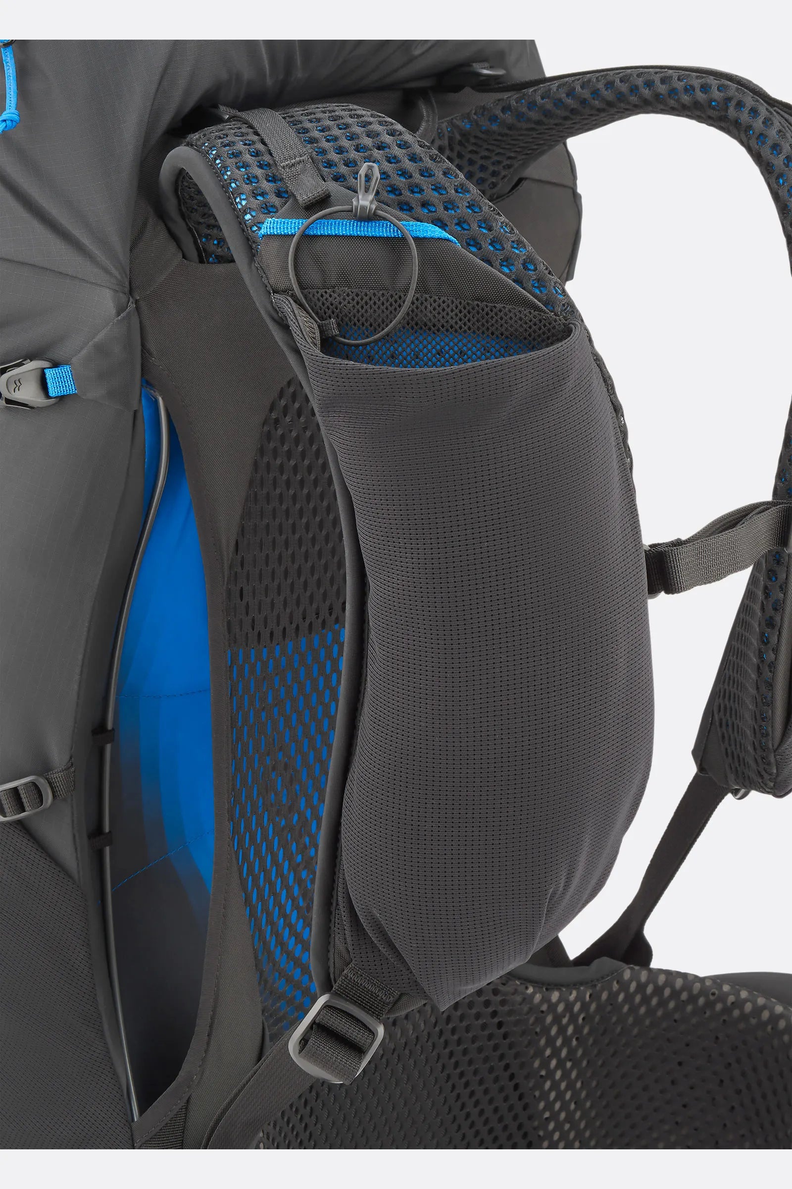 Rab Airox 30 Day Pack in Maya Blue/Black - Harness Detail