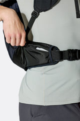Rab Airox 30 Day Pack in Maya Blue/Black - Side View On Model 3