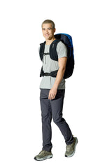 Rab Airox 30 Day Pack in Maya Blue/Black - Side Pocket Detail 2