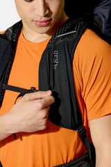 Rab Airox 36L Day Pack in Black - Front View On Model
