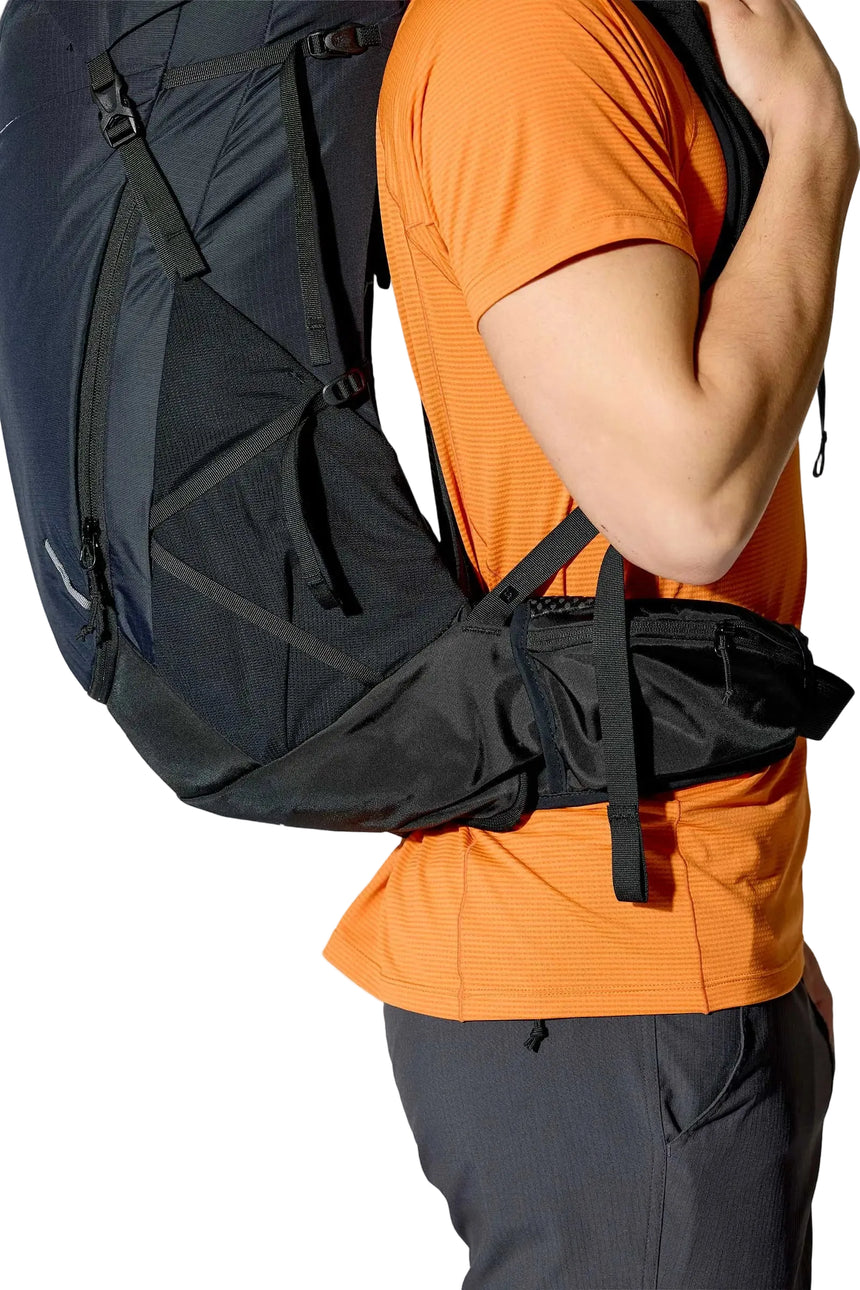 Rab Airox 36L Day Pack in Black - Side View On Model 4