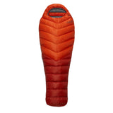 Rab Alpine 200 Sleeping Bag in Firecracker - Flat