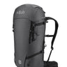 Rab Ascendor 35L Mountain Pack in Black - Front View