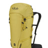 Rab Ascendor 35L Mountain Pack in Dark Pollen - Front View