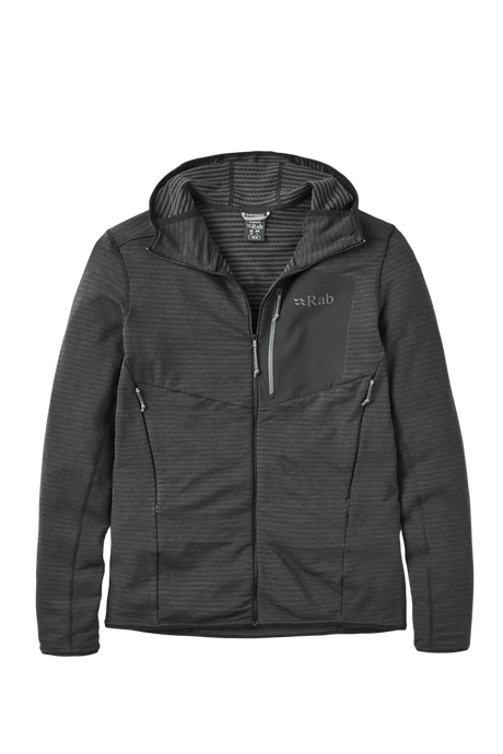 Rab Men's Ascendor Light Hoody in Black - front