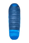Rab Ascent Down Sleeping Bag (-18°C/0F) in Tempest Blue/Maya Blue - Front