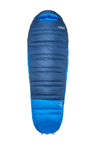 Rab Ascent Down Sleeping Bag (-24°C/-11F) in Tempest Blue/Maya Blue - Front