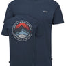 Rab Basecamp 3 Peaks Tee in Tempest Blue - Back Print
