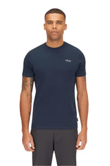 Rab Basecamp 3 Peaks Tee in Tempest Blue - Front