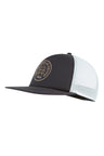 Rab Cirque Print Cap in Beluga/Pewter - front