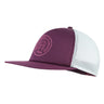 Rab Cirque Print Cap in Mulberry/Pewter - front