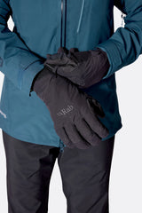 Rab Cresta GORE-TEX Gloves in Black - Worn Back Detail