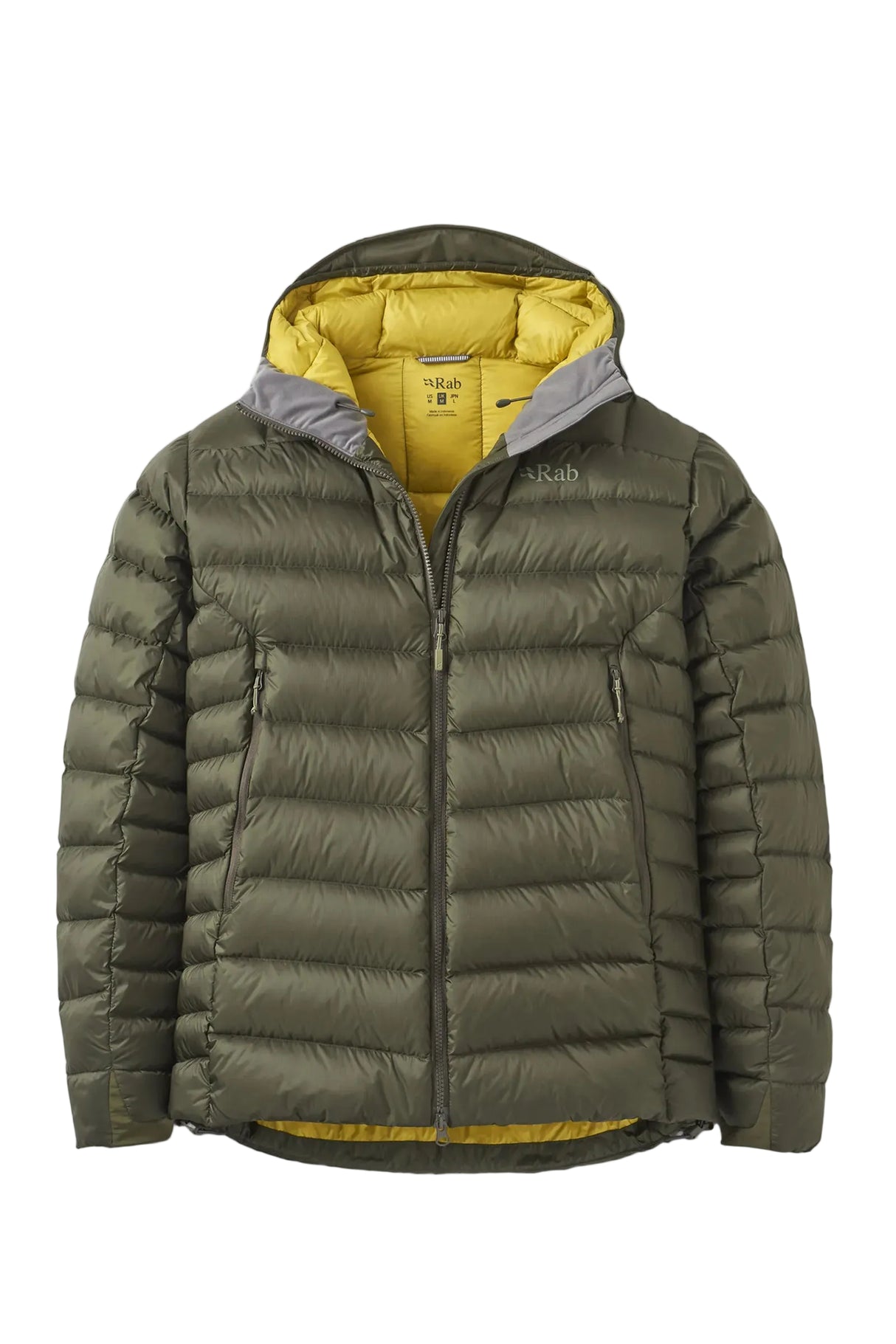 Rab Men's Electron Pro Down Jacket in Army - front