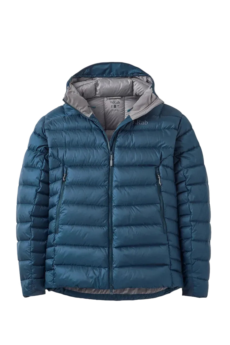Rab Electron Pro Down Jacket Tempest Blue - Front