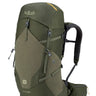 Rab Exion 38L Hiking Pack in Army - Front View