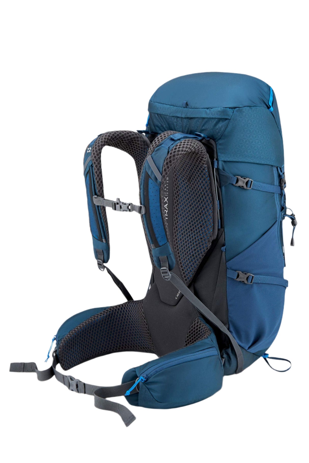 Rab Exion 38L Hiking Pack in Tempest Blue - Back System