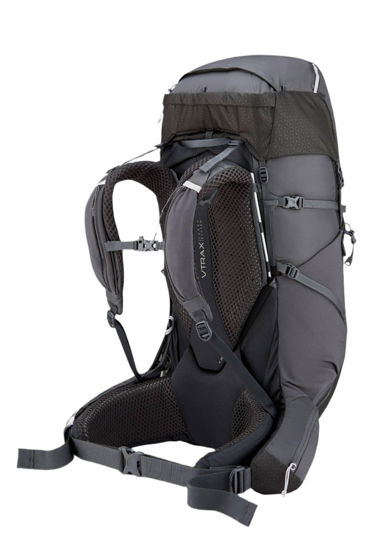 Rab Exion 55L Hiking Pack in Anthracite/Graphene - Back System