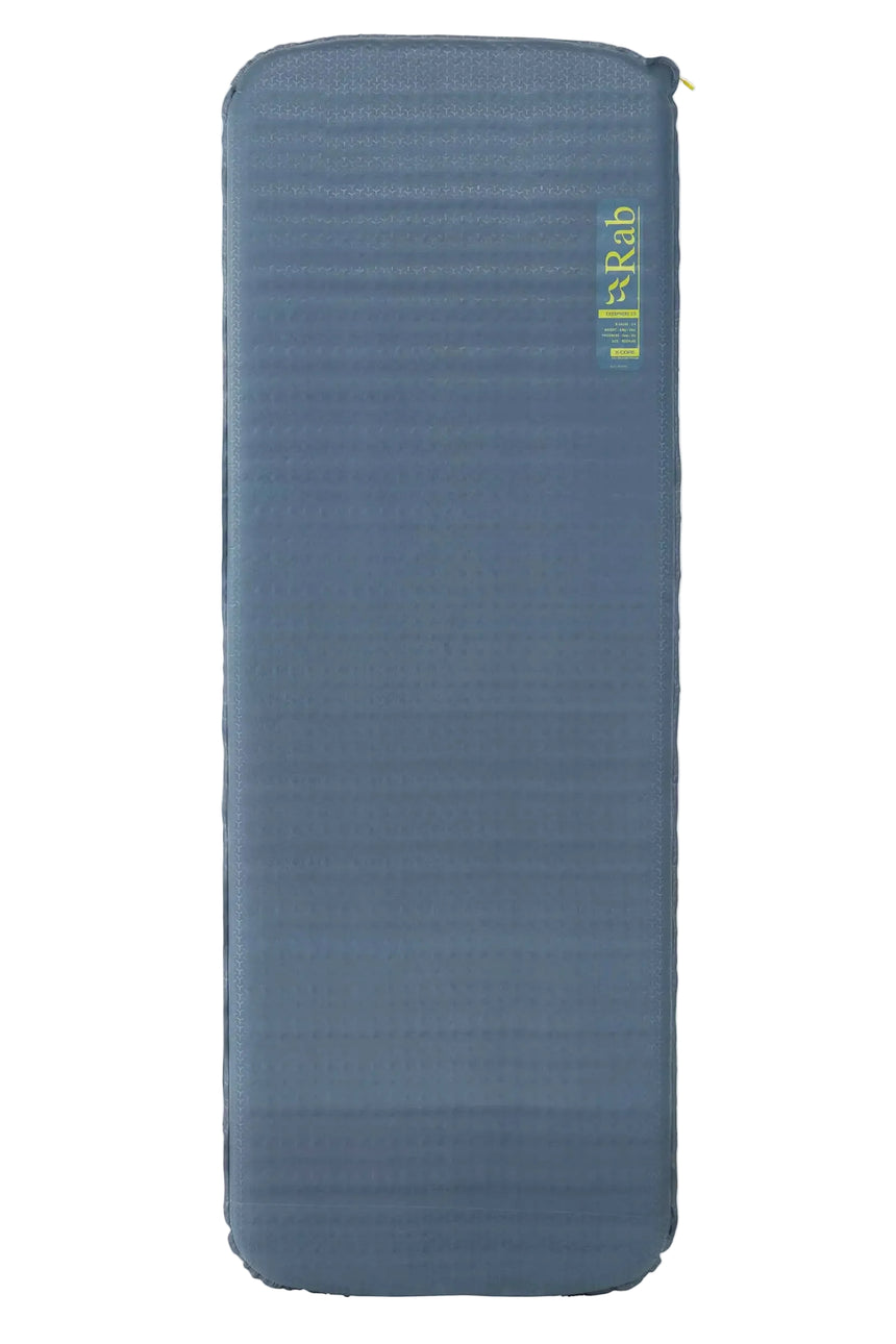 Rab Exosphere 3.5 Self-Inflating Sleep Mat in Orion Blue - Long Wide front