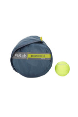 Rab Exosphere 3.5 Self-Inflating Sleep Mat in Orion Blue - packed top