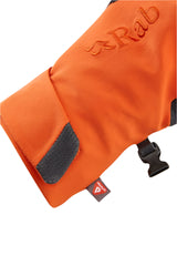 Rab Fulcrum GORE-TEX Gloves in Firecracker - cuff detail