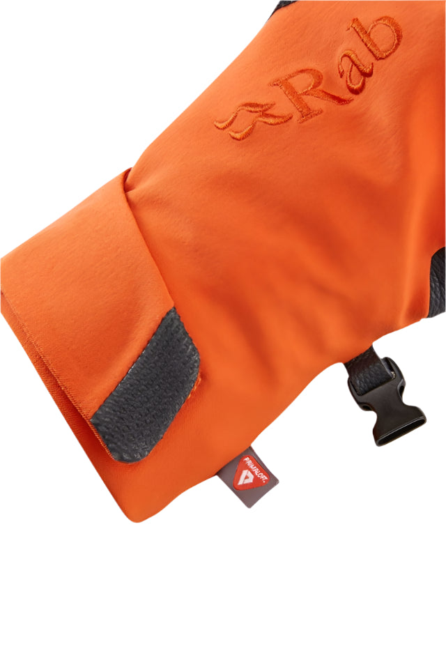 Rab Fulcrum GORE-TEX Gloves in Firecracker - cuff detail