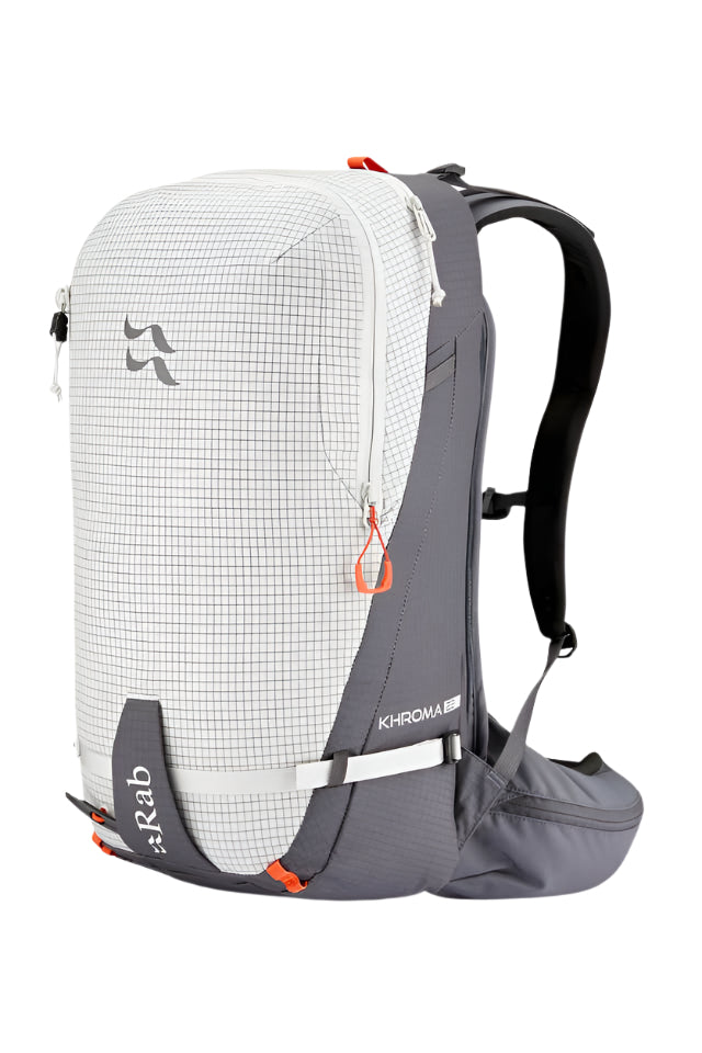 Rab Khroma 22L Ski Pack in Pewter - Front View