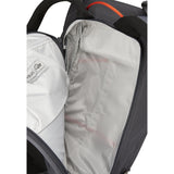Rab Khroma 30L Ski Pack in Pewter - Back Panel Entry Detail