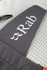 Rab Khroma 38L Ski Pack in Pewter - Logo Detail