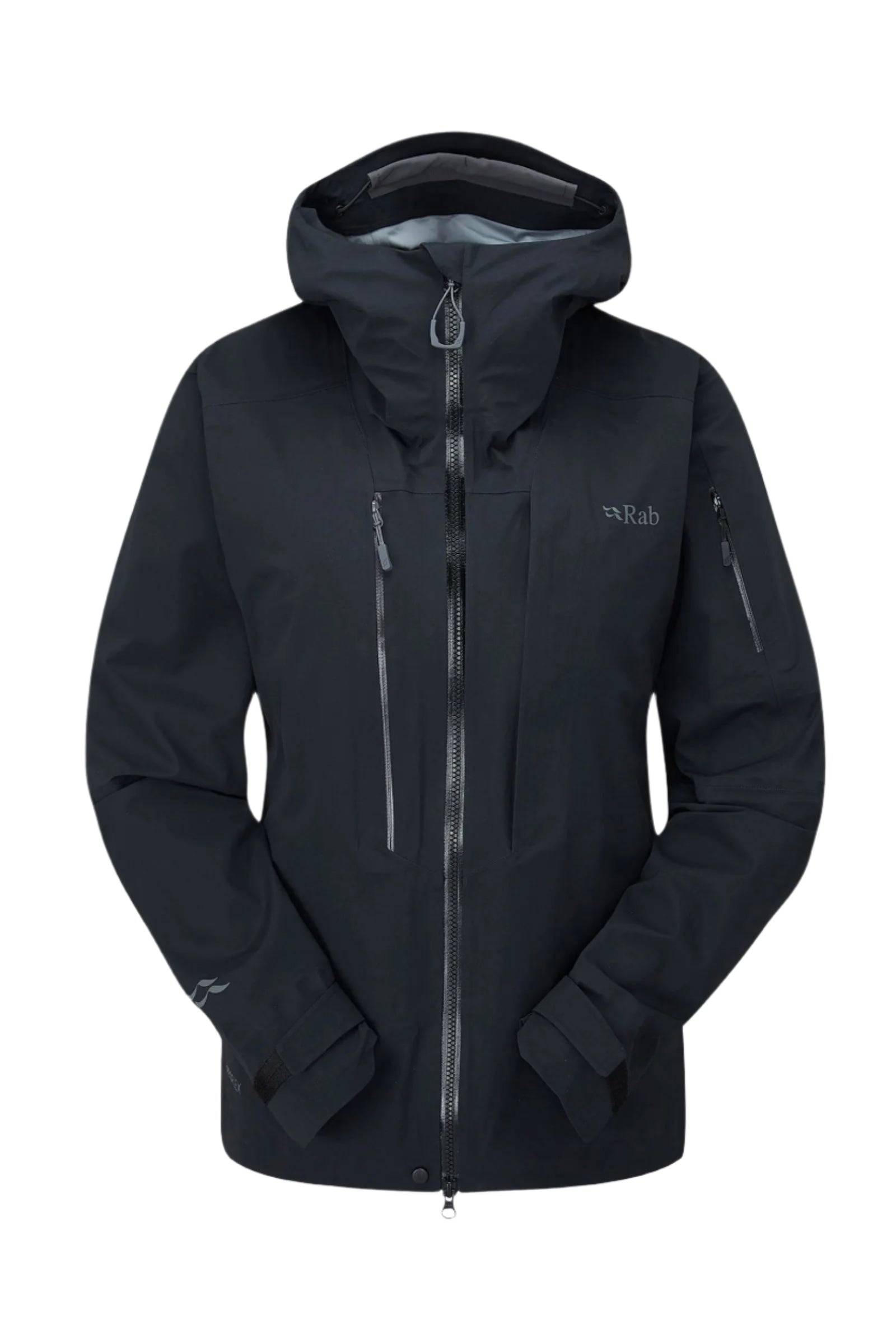 Rab Women's Khroma Kinetic Waterproof Ski Jacket in Black - front