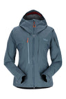 Rab Women's Khroma Kinetic Waterproof Ski Jacket in Orion Blue - front