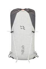 Rab Latok 20L Mountain Pack in Pewter/Graphene - Back View
