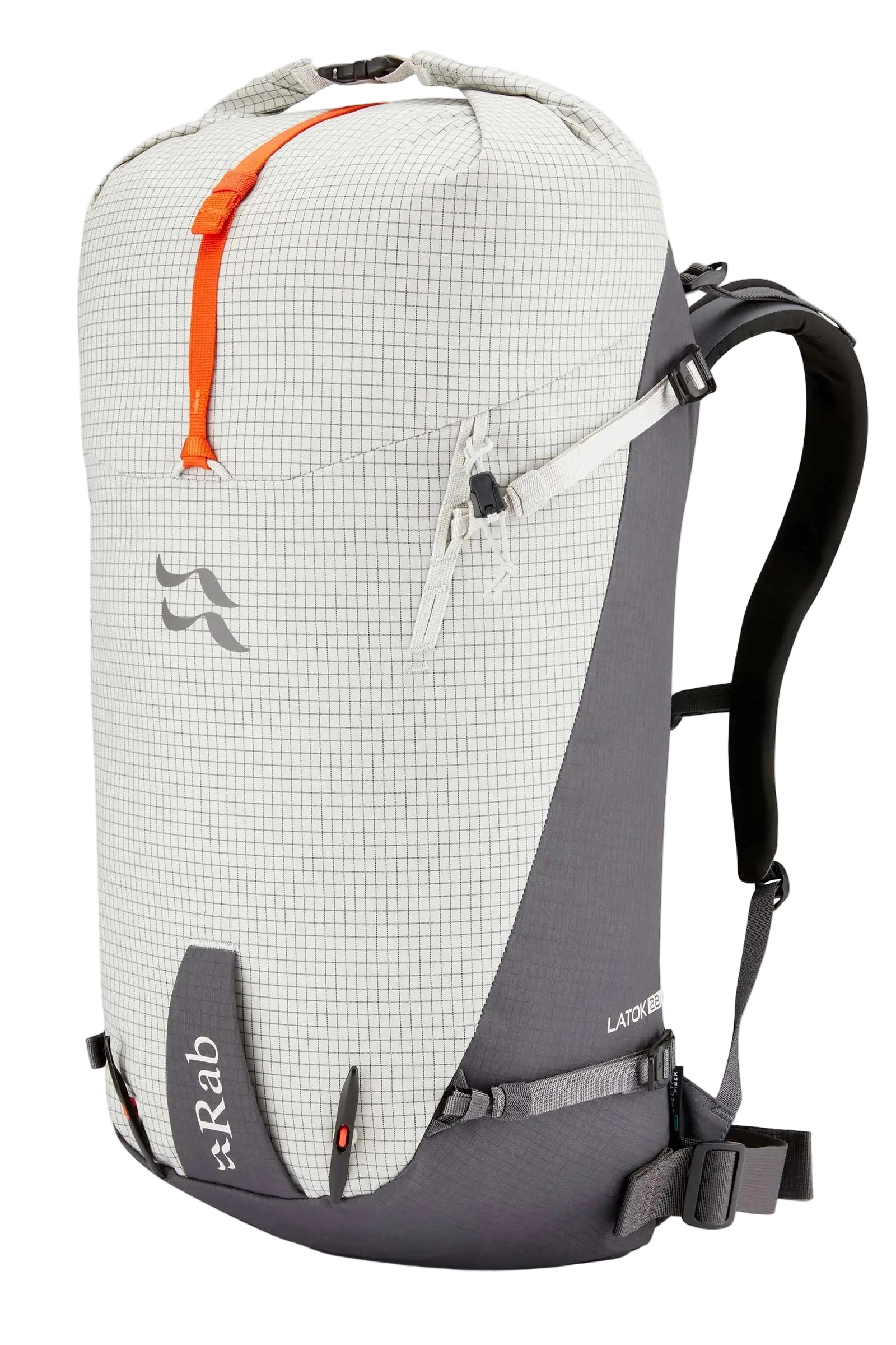 Rab Latok 28L Mountain Pack in Pewter - Front View