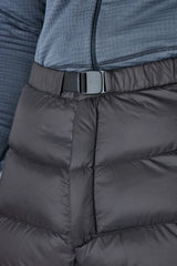 Rab Men's Argon Down Pants in Black - Belt Detail