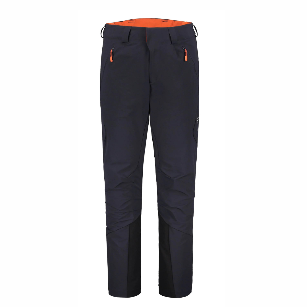 Rab Men's Ascendor AS Climbing Softshell Pants in Ebony - front