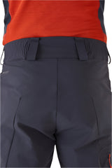 Rab Men's Ascendor AS Climbing Softshell Pants in Ebony - waistband detail